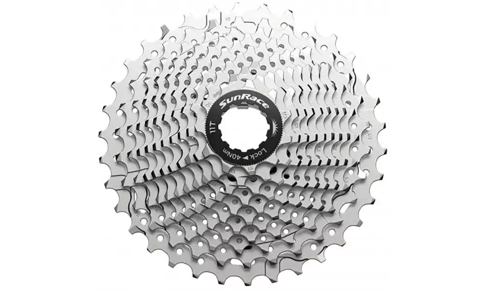Cassette Sunrace CSRX11 Gravel HG-M/L 11-speed 11-34T metallic Osta Tänään