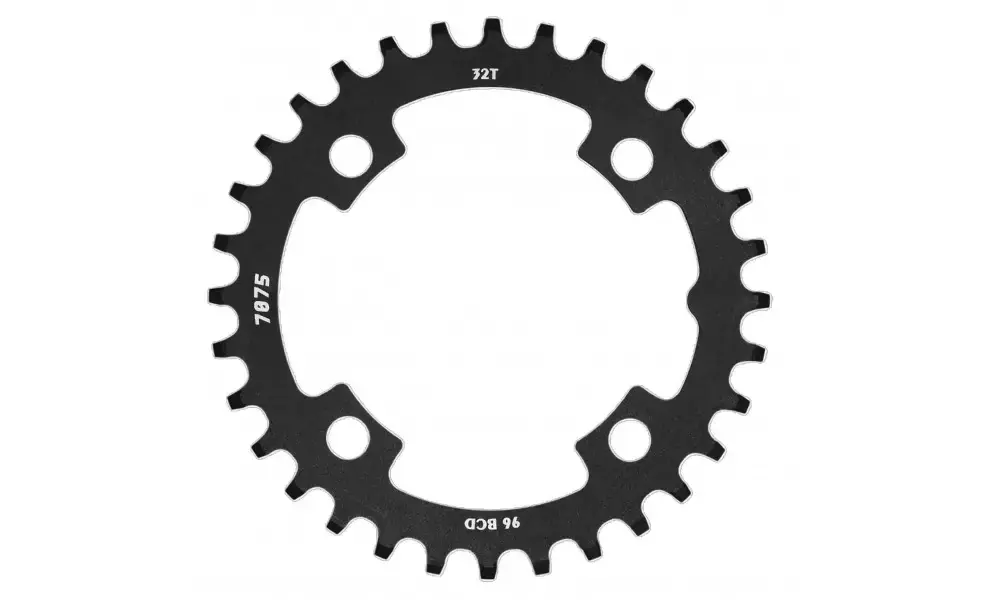 Suoraan Valmistajalta Eturatas SunRace CRMX04 Narrow-Wide Alu 104BCD black