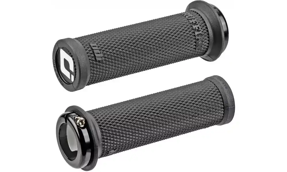 Nopea Toimitus Kädensijat ODI Ruffian Mini v2.1 Lock-On BMX 29.5mm Full Flange 110mm White/Black