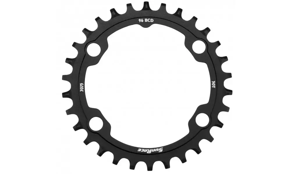 Eturatas SunRace CRMX30 Narrow-Wide Asymmetric Alu 96BCD 30T Uusi Kokoelma