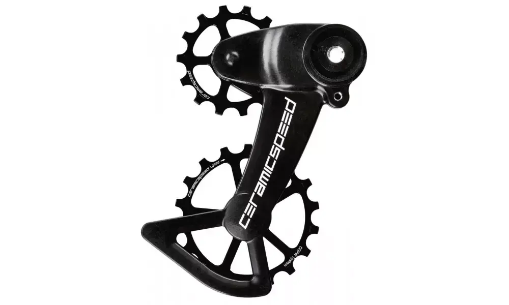 Alennettu Takavaihtajan rissapyörät CeramicSpeed Oversized X for SRAM Eagle AXS Alloy 607 stainless steel black (107002)