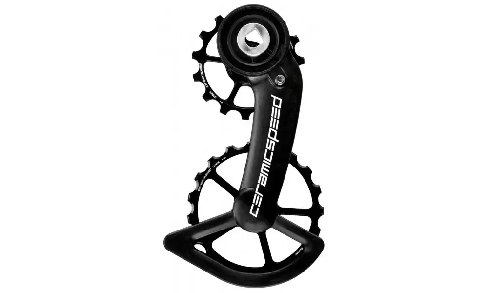 Takavaihtajan rissapyörät CeramicSpeed Oversized for SRAM Red/Force AXS Alloy 607 stainless steel black (107378) Eniten Myyty