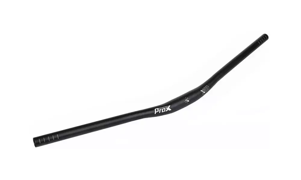 Ohjaustanko ProX Riser Alu 740x31.8mm rise 10mm mat black Tehdashinta