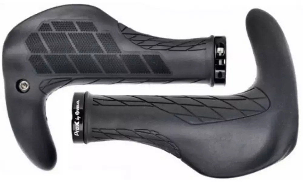 Kädensijat ProX VLG-1839AD2-L with Bar-Ends 140mm Lock-on black Poisto