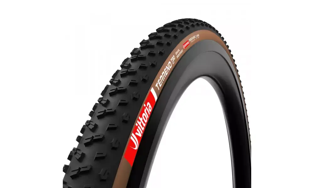 Alennus Rengas 28" Vittoria Terreno T90 Mud G2.0 TLR Fold 700x45c / 45-622 Gravel Endurance brown-black