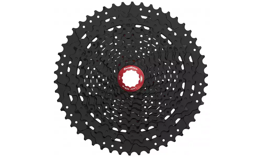 Cassette Sunrace CSMX8 11-speed 11-51T black Viikonlopputarjous