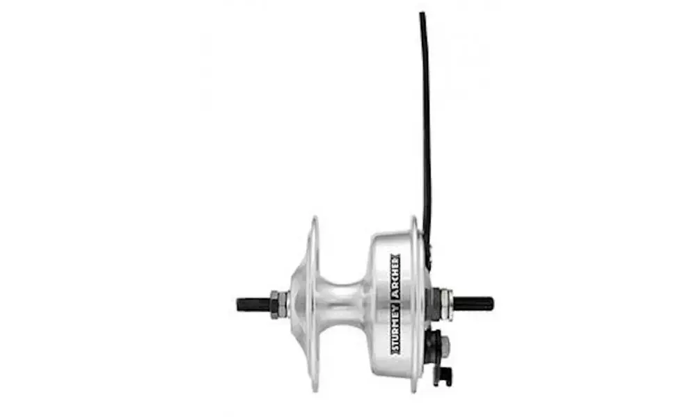 Etunapa Sturmey-Archer X-FD Drum Alu 36H silver Loppuunmyynti