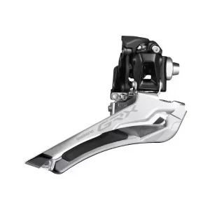 Alkuperäinen Etuvaihtaja Shimano GRX FD-RX400 Brazed-on Down-Swing 2x10-speed