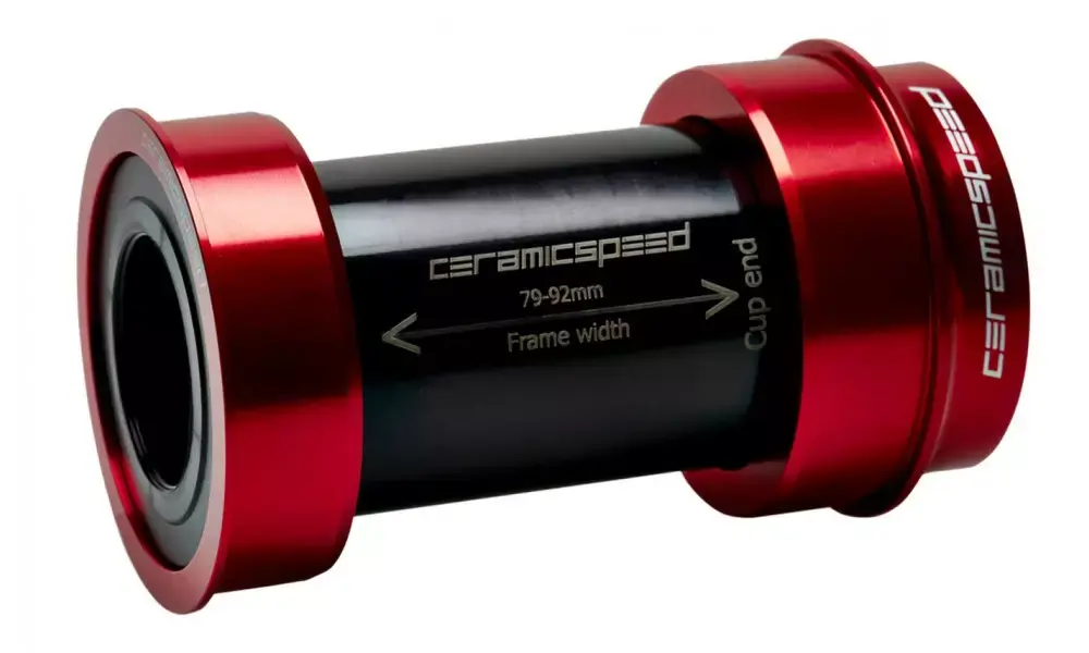 Tarjoushinta Keskiö CeramicSpeed BBright / PF46X79 for Shimano/FSA/Rotor 24mm red (105171)