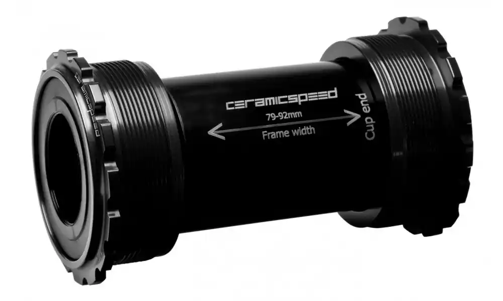 Asiakkaiden Suosikki Keskiö CeramicSpeed T45 Threadfit 82.5 for Shimano/FSA/Rotor 24mm black (105129)