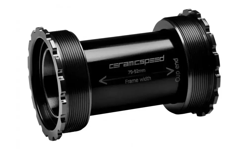 Turvallinen Maksu Keskiö CeramicSpeed T47 / Threaded 47X86/85 All 30mm crank spindles black (105150)