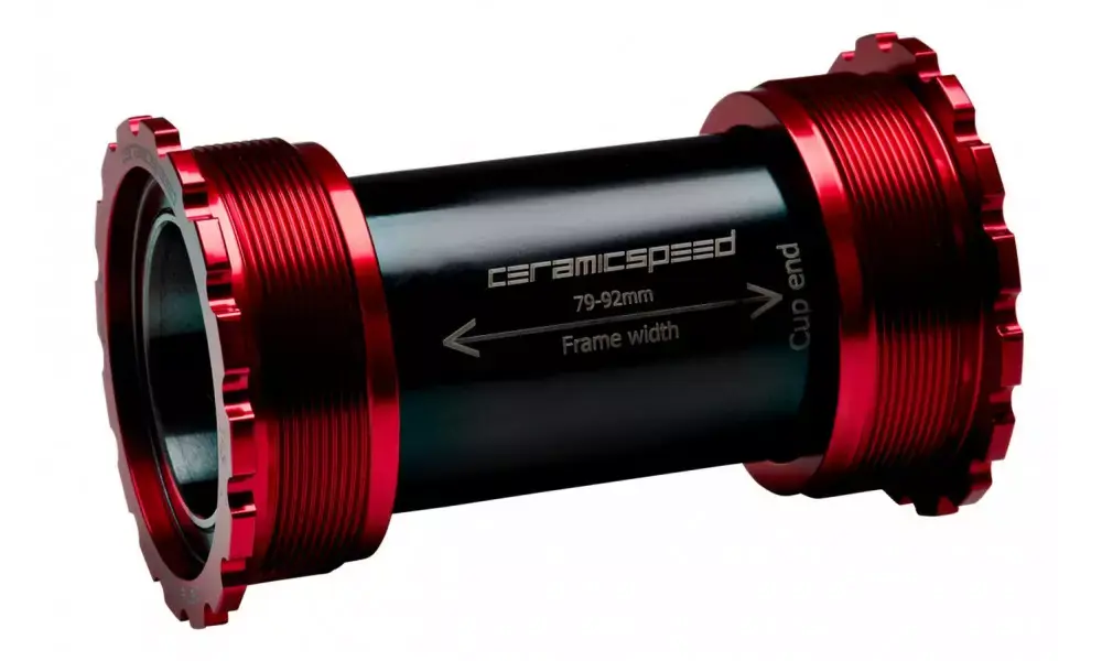 Keskiö CeramicSpeed T45 Coated Threadfit 82.5 red (105147) Kausialennus