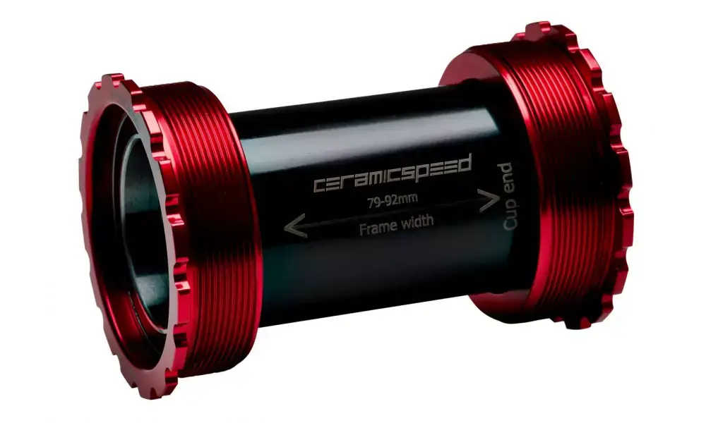 Keskiö CeramicSpeed Coated T47 / Threaded 47X86/85 All 30mm crank spindles red (105159) Viikonlopputarjous