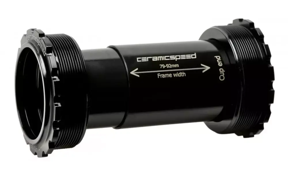 Keskiö CeramicSpeed Coated T47 / Threaded 47X86/85 for Campagnolo UltraTorque 25mm black (107829) Sertifioitu