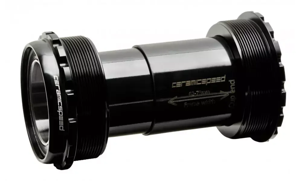 Keskiö CeramicSpeed Coated T47a / Threaded 47X77 All 30mm crank spindles black (109652) Osta Verkossa