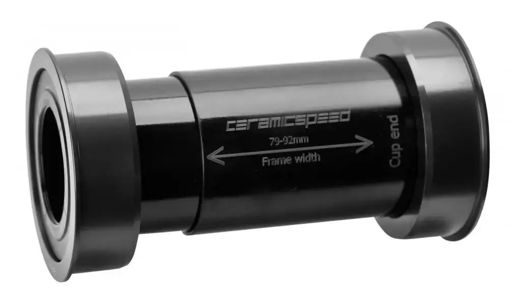 Tarjous Keskiö CeramicSpeed Gravel Coated EVO386 / PF46X86 for Shimano/FSA/Rotor 24mm black (110960)