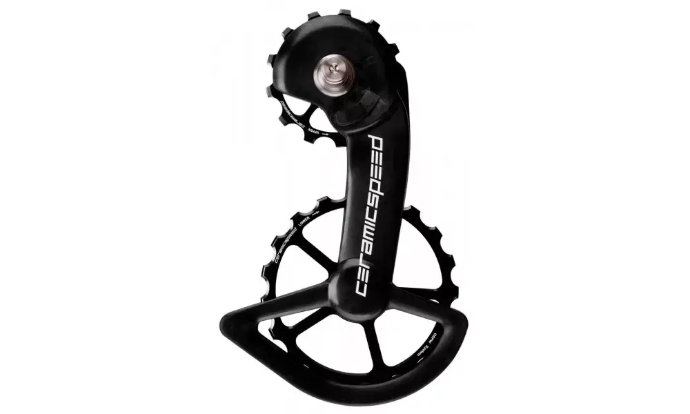 Takavaihtajan rissapyörät CeramicSpeed Oversized for Shimano 9100/R8000 Series Coated Alloy 607 black (106317) Alennettu Hinta