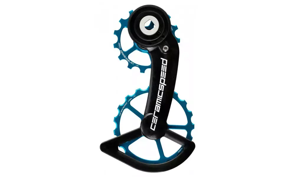Turvallinen Maksu Takavaihtajan rissapyörät CeramicSpeed Oversized for SRAM Red/Force AXS Coated Alloy 607 blue (110570)
