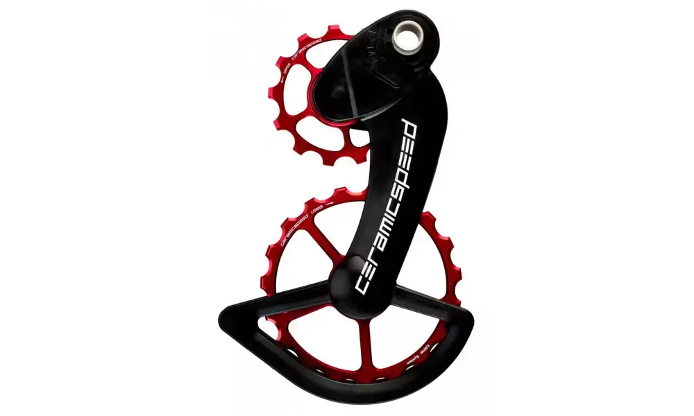Älä Missaa Takavaihtajan rissapyörät CeramicSpeed Oversized for Campagnolo 12s EPS Coated Alloy 607 red (107429)