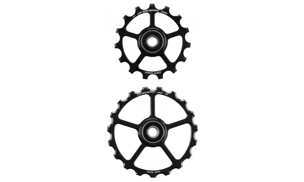 Takavaihtajan rissapyörät CeramicSpeed Oversized (spare) Alloy 607 stainless steel black (107847) Vain Rajoitetun Ajan