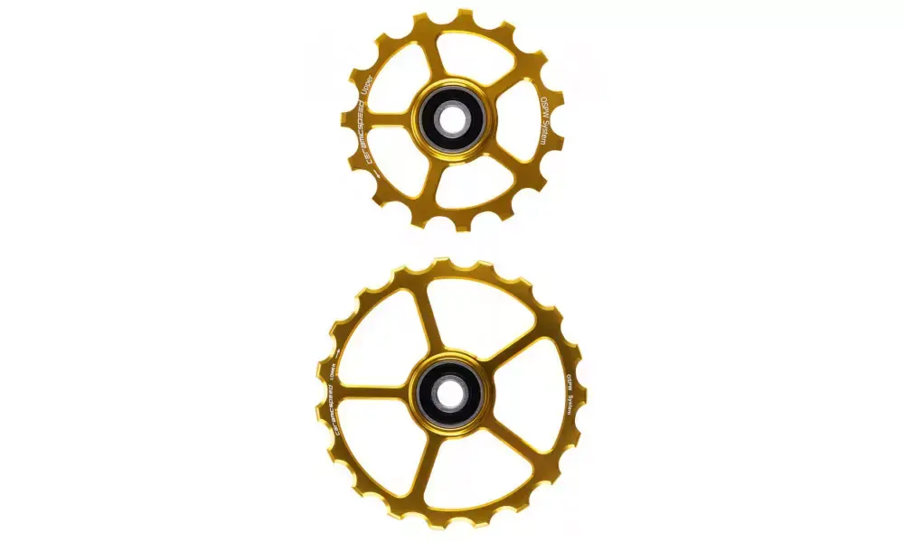 Takavaihtajan rissapyörät CeramicSpeed Oversized Alloy 607 stainless steel gold (110204) Edullinen Hinta