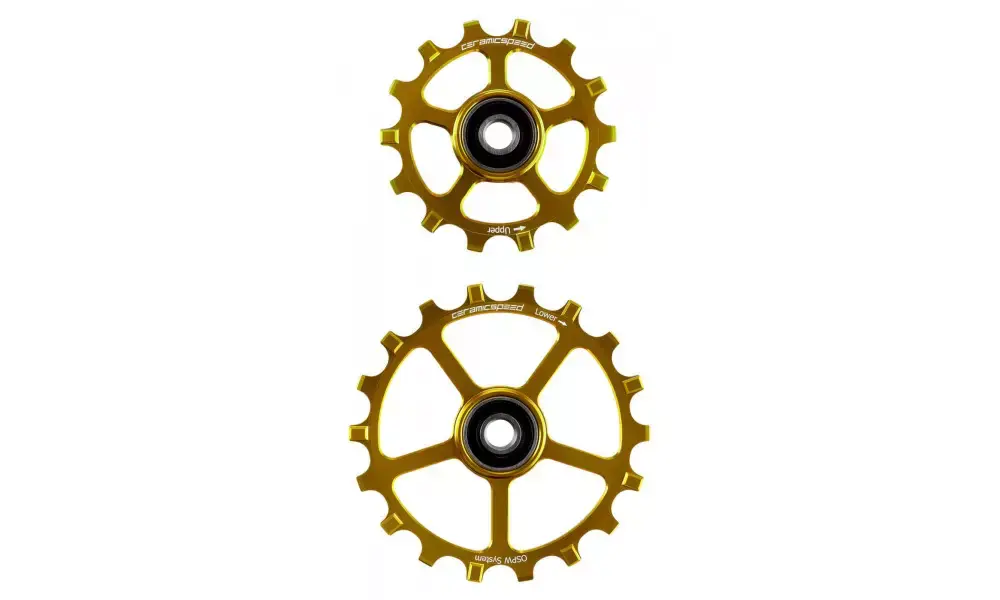Tarjous Takavaihtajan rissapyörät CeramicSpeed Oversized (spare) Alloy 607 stainless steel gold (108299)