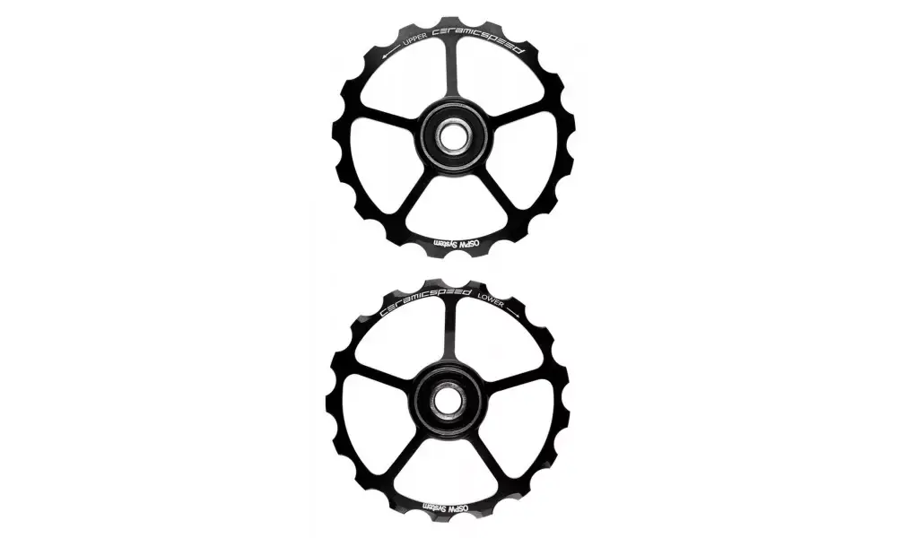 Rajoitettu Tarjous Takavaihtajan rissapyörät CeramicSpeed Oversized (spare) Coated Alloy 607 black (101671)