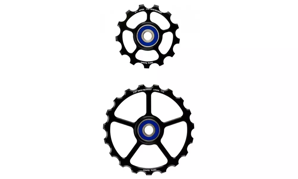 Kuuma Tarjous Takavaihtajan rissapyörät CeramicSpeed Oversized (spare) Coated Alloy 607 black (102428)