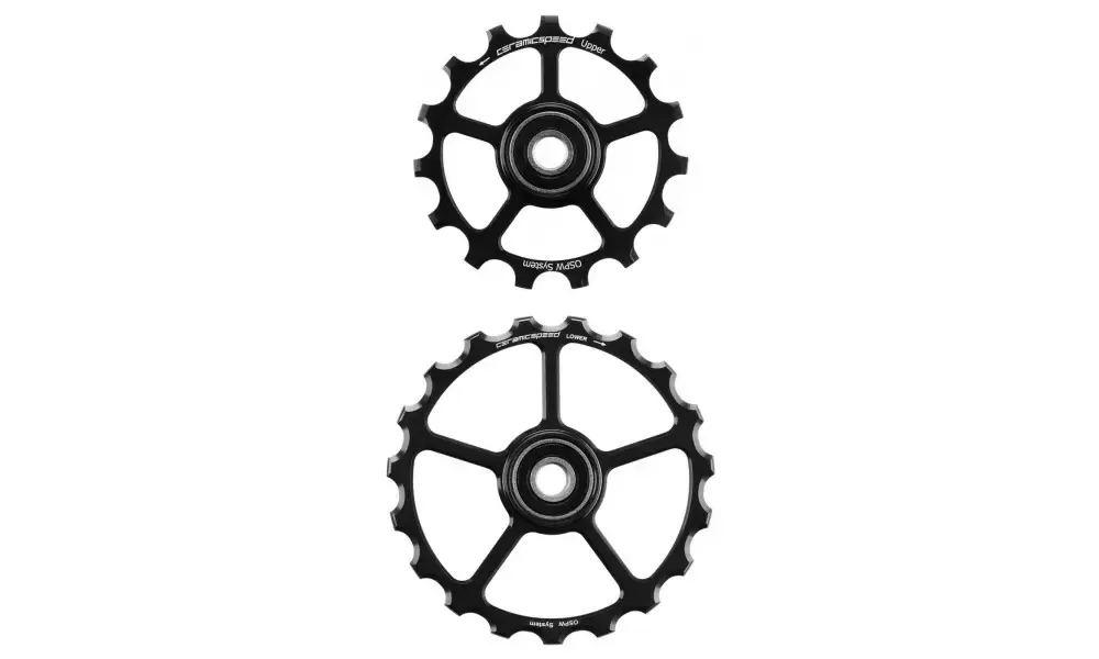 Kuuma Tarjous Takavaihtajan rissapyörät CeramicSpeed Oversized (spare) Coated Alloy 607 black (107848)