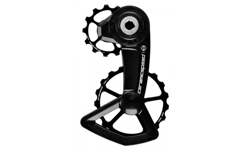 Takavaihtajan rissapyörät CeramicSpeed Oversized X for SRAM Red/Force/Rival AXS XPLR Ctd Alloy 607 Coated black (111347) Alennus