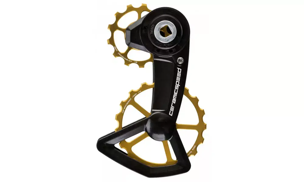 Takavaihtajan rissapyörät CeramicSpeed Oversized X for SRAM Red/Force/Rival AXS XPLR Ctd Alloy 607 Coated gold (111349) Suoraan Valmistajalta