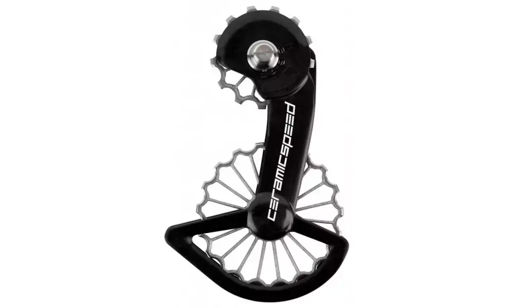 Takavaihtajan rissapyörät CeramicSpeed Oversized 3D Printed Hollow Titanium for Shimano 9100/R8000 Series 07 Coated (106320) Vain Tänään