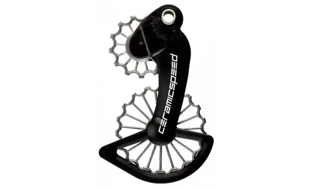 Takavaihtajan rissapyörät CeramicSpeed Oversized 3D Printed Hollow Titanium for Campagnolo 11s Mechanical/EPS 07 Coated (10406 Superhinta
