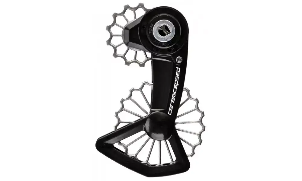 Takavaihtajan rissapyörät CeramicSpeed Oversized X 3DTi for SRAM Red/Force/Rival AXS XPLR Ct 07 Coated (111351) Bestseller