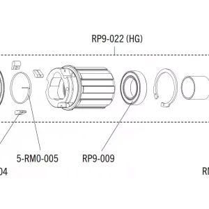 Viikonlopputarjous Vapaarattaan runko Fulcrum Red Power for Shimano HG and SRAM 8/9/10/11-speed cassettes