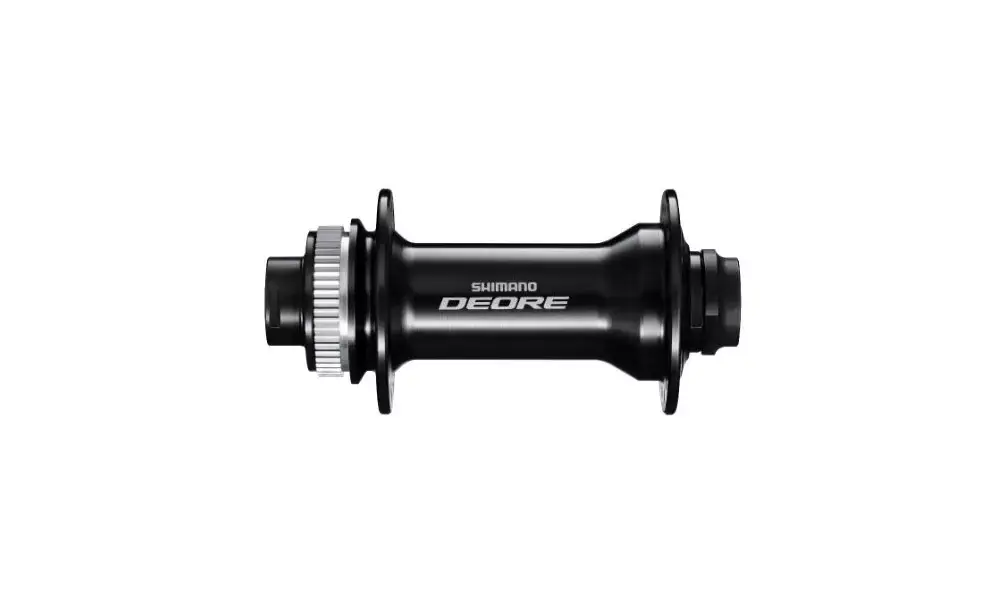 Etunapa Shimano DEORE HB-M6010 100x15mm E-Thru Disc C-Lock 32H Poisto