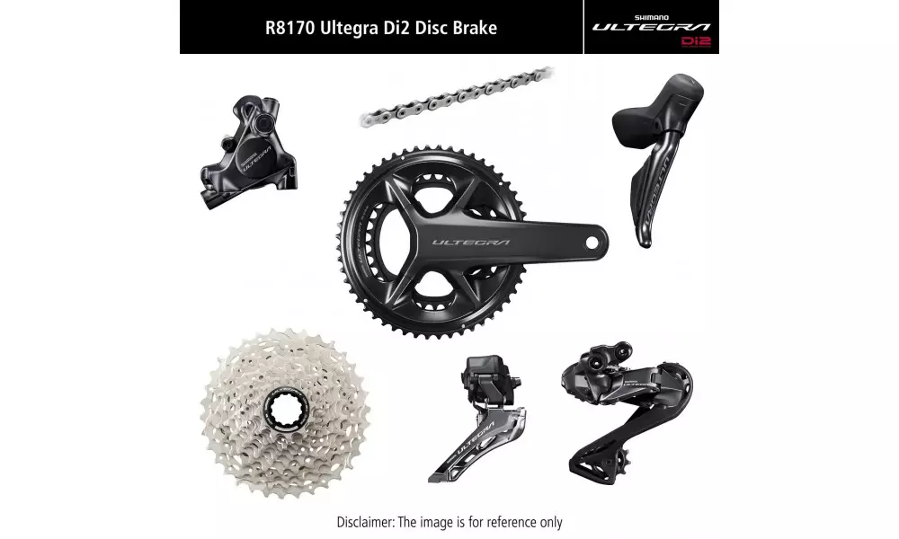 Uutuus Sarja ryhmävaihteiston osia Shimano ULTEGRA Di2 R8170 Disc brakes 175mm 52x36T