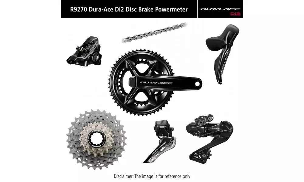 Sarja ryhmävaihteiston osia Shimano DURA-ACE Di2 R9270P Disc brakes 170mm 52x36T Suoraan Valmistajalta