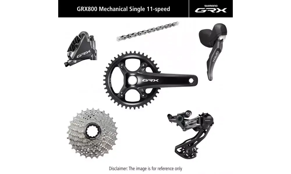 Sarja ryhmävaihteiston osia Shimano GRX 810 11-speed 175mm 42T Osta Nyt