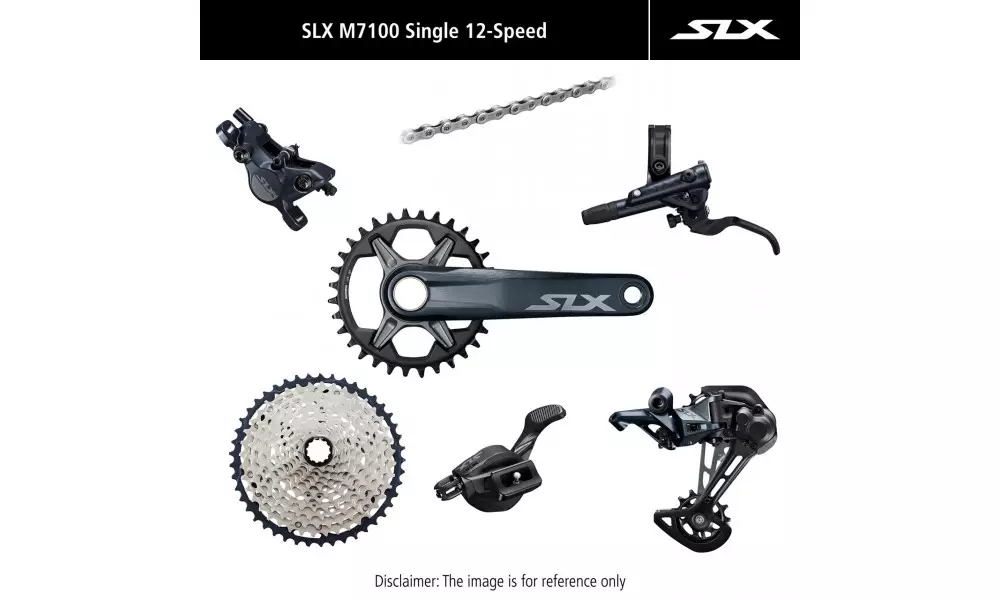 Uutuus Sarja ryhmävaihteiston osia Shimano SLX M7100 2-Piston 170mm 34T I-Spec EV
