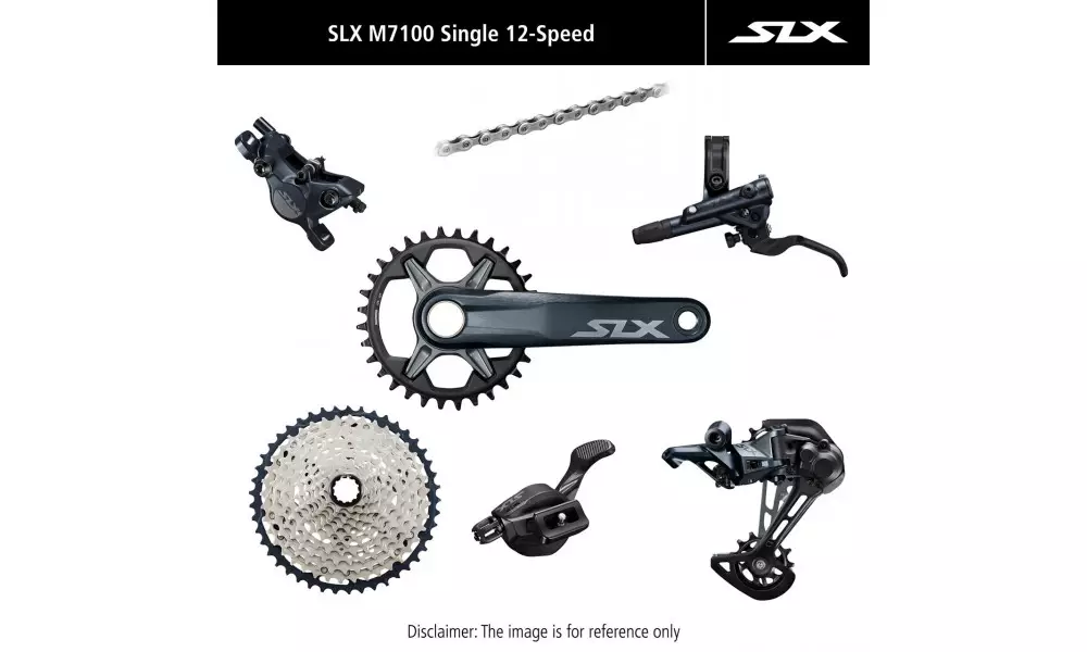 Uutuus Sarja ryhmävaihteiston osia Shimano SLX M7100 2-Piston 175mm 32T I-Spec EV