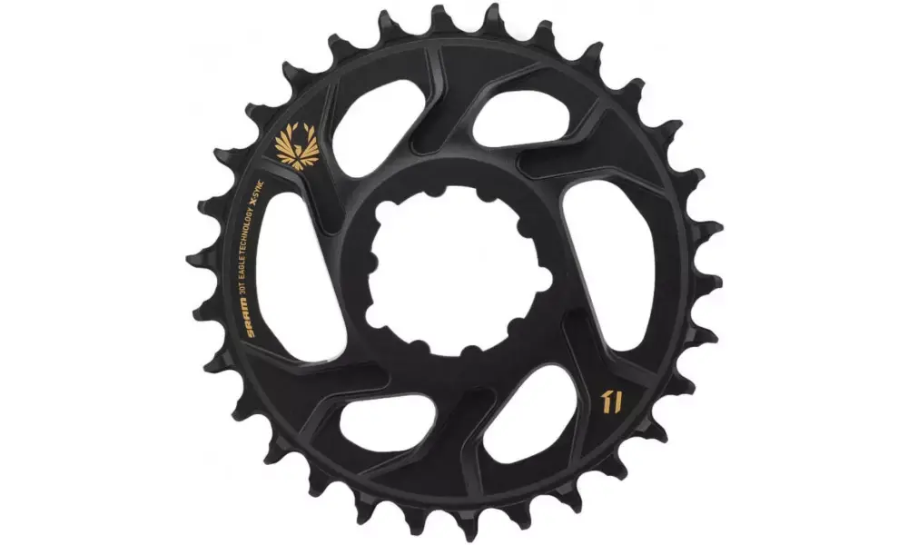Asiakkaiden Suosikki Eturatas SRAM MTB Eagle X-Sync2 Direct Mount alu 11-speed 6mm offset 36T gold