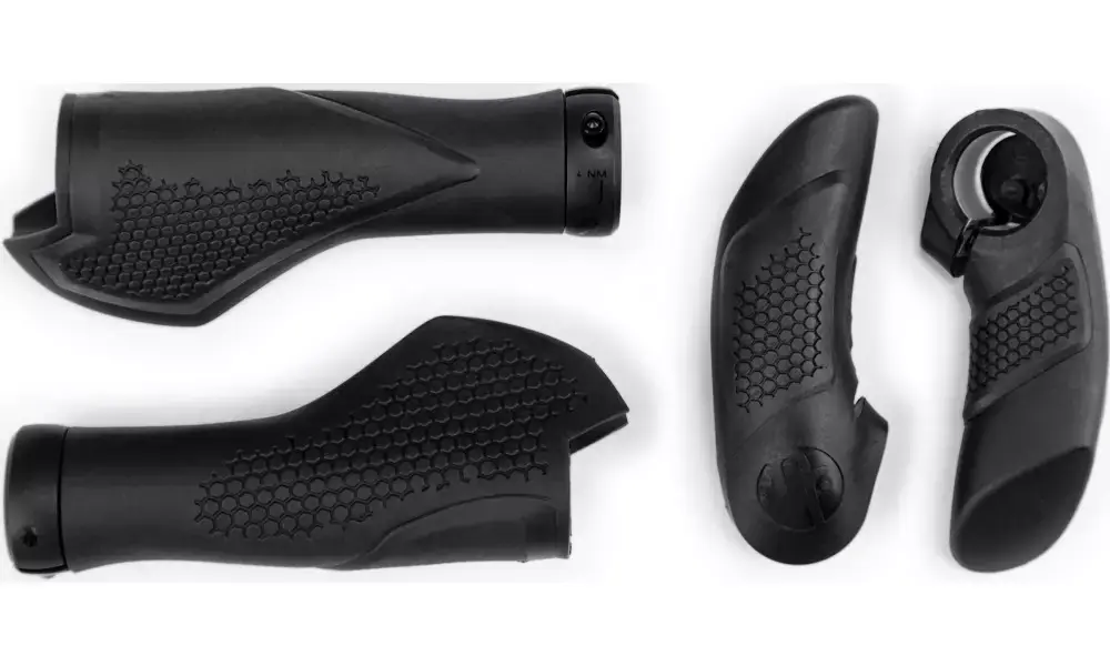 Kädensijat Natural Fit Comfort Lock-on with bar ends black Edullinen Hinta