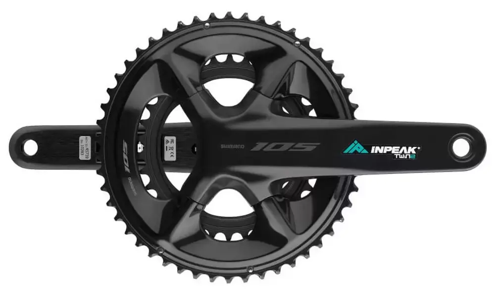Kampisarja tehomittarilla INPEAK Twin2 Shimano 105 FC-R7100 52-36T Paras Hinta
