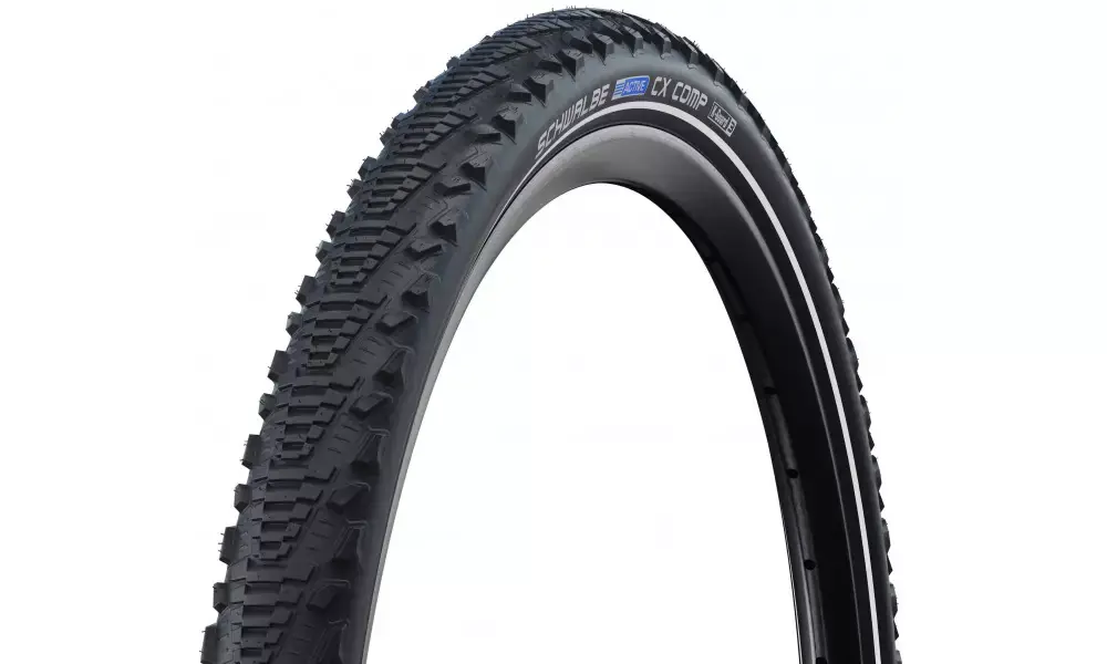 Rengas 28" Schwalbe CX Comp HS 369 Active Wired 40-622 / 28x1.50 Black-Reflex Nopea Toimitus