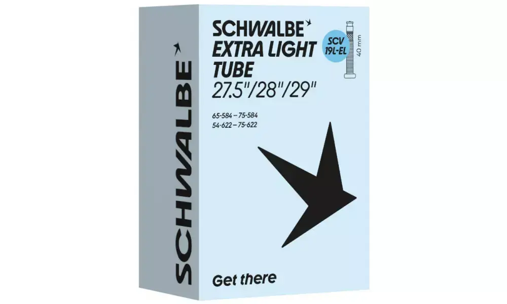 Sisäkumi 29/27.5+" Schwalbe SCV19L-EL 40mm Extra Light (54/75-584/622) Korkea Laatu