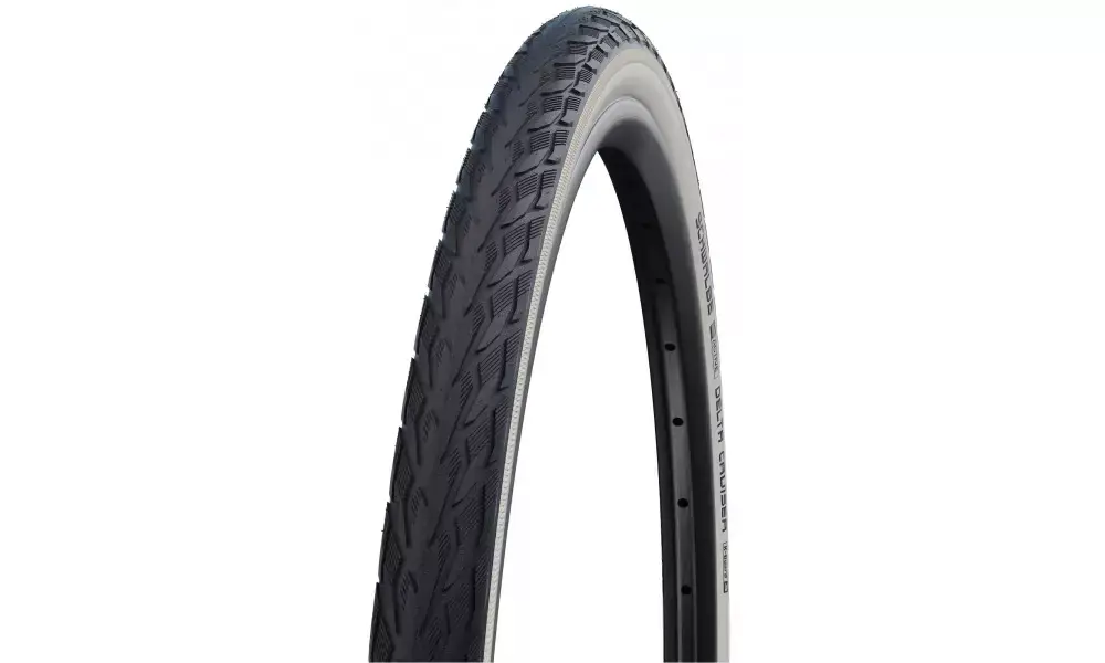 Paras Hinta Rengas 28" Schwalbe Delta Cruiser Plus HS431 Active Wired 28-622 / 28x1.10 Whitewall Reflex