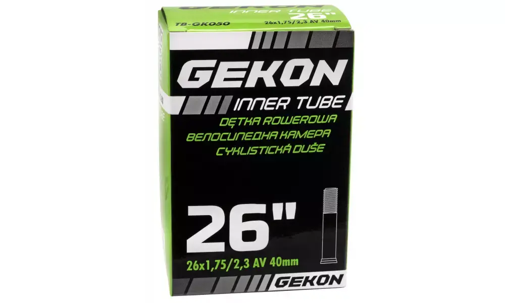 Sisäkumi Gekon 26 x 1.75/2.3 AV 40mm Nopea Toimitus