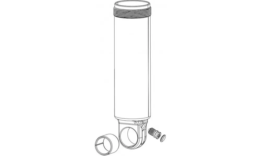 Takaiskunvaimentimen korjaussarja Rockshox damper body Monarch IFP 203x57mm 2014+ Päivän Tarjous