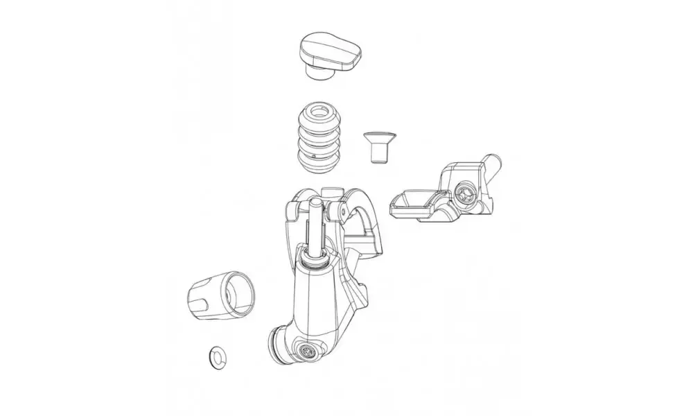 Tukkuhinta Satulatolpan huolto-osa Rockshox hose barb Connectamajig Reverb